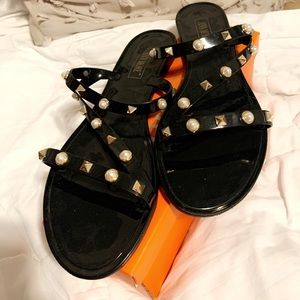 Anne More Pearl and Stud Sandal